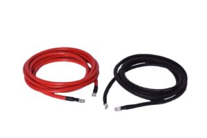 Cablekit 25 mm2, 3m red, 3m black, ø8 ring terminals
