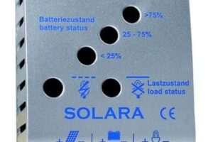 SOLARA Sun regulator Solar 12/24V DC 20A